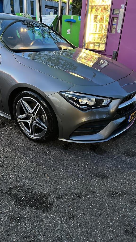 Mercedes-Benz CLA 180 AMG –Topstaat | ZEER LAGE KM|Coating, Auto's, Mercedes-Benz, CLA, 136 pk, Zwart, 4 cilinders