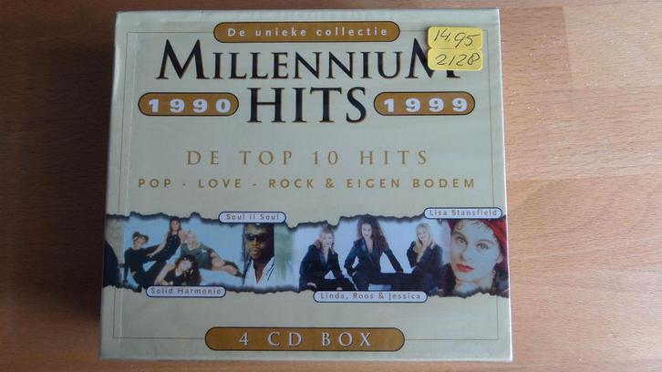 Millennium Hits 1990 1999 in een 4 cd box 2128 Nieuw in Seal, Cd's en Dvd's, Cd's | Verzamelalbums, Nieuw in verpakking, Ophalen of Verzenden