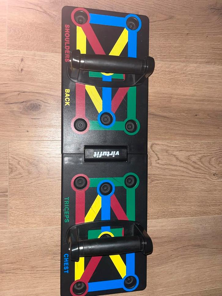 30kg Halterset (Dumbbell & Bar) met Push-up Board, Sport en Fitness, Fitnessmaterialen, Gebruikt, Halterset, Armen, Ophalen