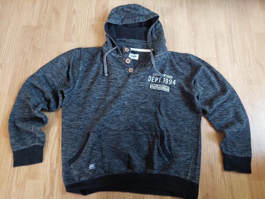 Unlocked Hoodie met stoere details, zwart - Maat L, Kleding | Heren, Maat 52/54 (L), Unlocked, Zwart, Ophalen of Verzenden