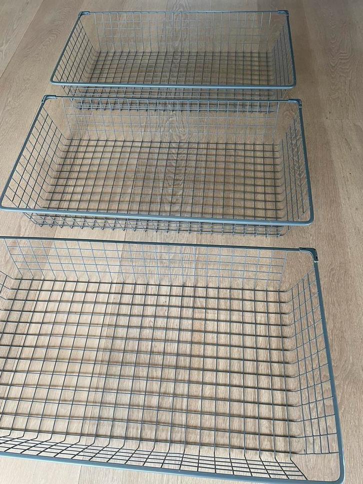 Draadmanden voor IKEA paxkast, Huis en Inrichting, Kasten | Kledingkasten, Gebruikt, Minder dan 100 cm, 50 tot 100 cm, 50 tot 75 cm