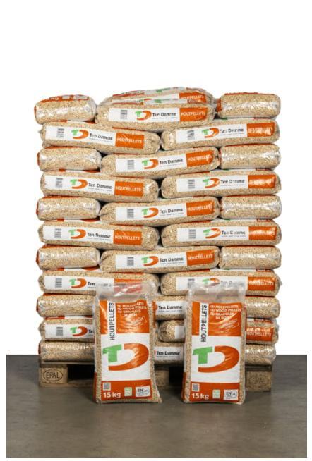 Ten Damme Naaldhout pelletkorrels - pellets -  66x15 kg., Tuin en Terras, Tuinhaarden, Nieuw, Ophalen