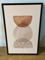 Abstracte print in lijst - 40x60 cm - Zeer goede staat, Minder dan 50 cm, 50 tot 75 cm, Ophalen of Verzenden, Print