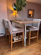 Riviera maison 4 barkrukken, Ophalen, Gebruikt, Riviera maison, 4 tot 6 stoelen