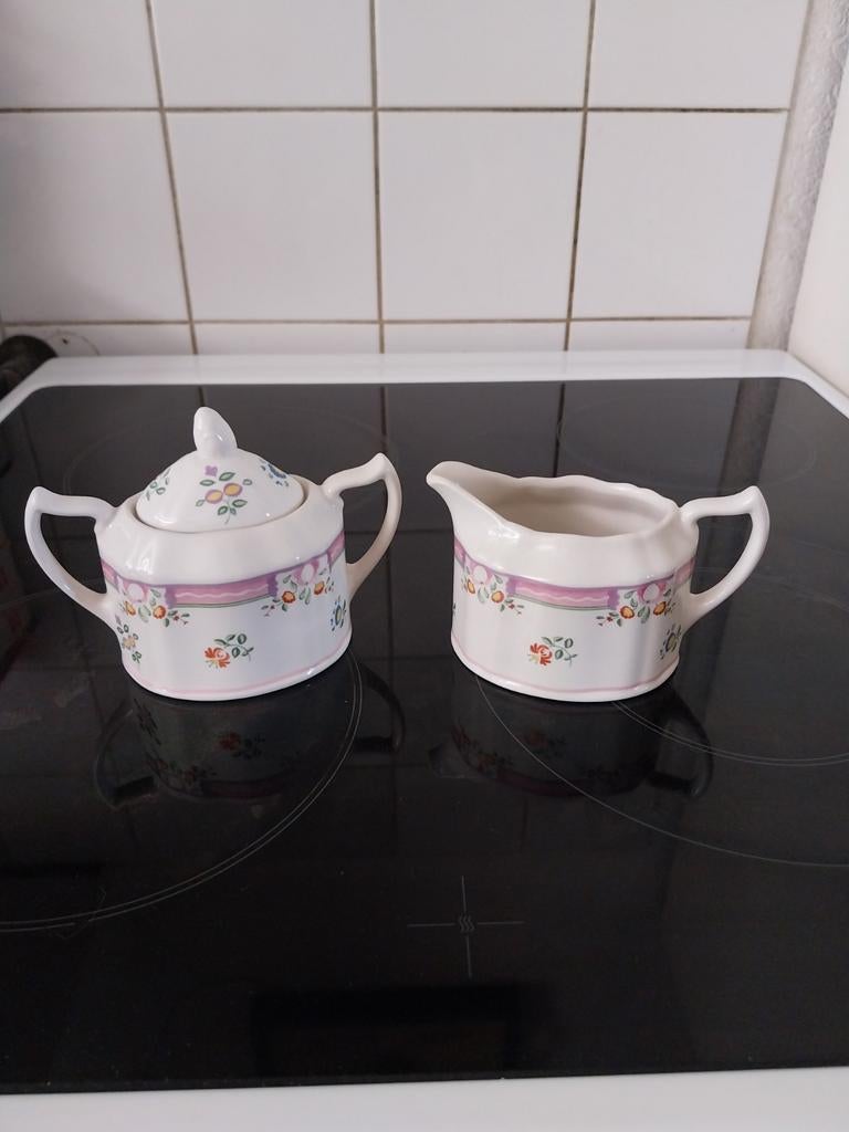 Laura Ashley Alice suikerpot en melkkan, Huis en Inrichting, Keuken | Servies, Ophalen of Verzenden, Nieuw