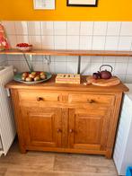 Eikenhouten dressoir met lades en deuren, Huis en Inrichting, Ophalen, Gebruikt, Eikenhout, 50 tot 100 cm
