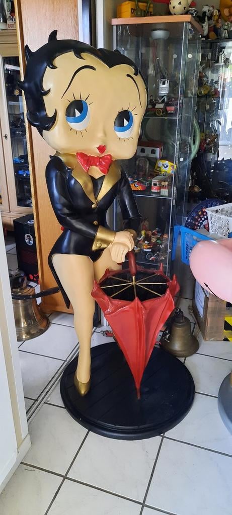 Betty Boop Beeld met Paraplu XXL, Ophalen