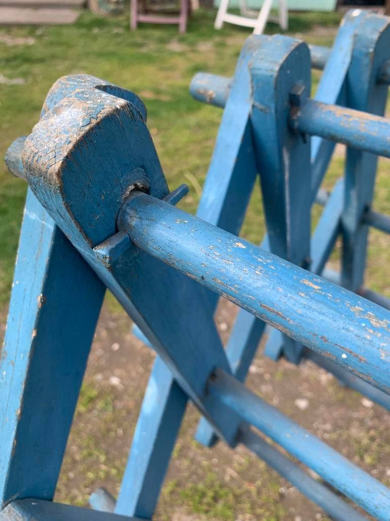 Vintage/brocante wasrek, Tuin en Terras, Ophalen, Gebruikt, Wasrek