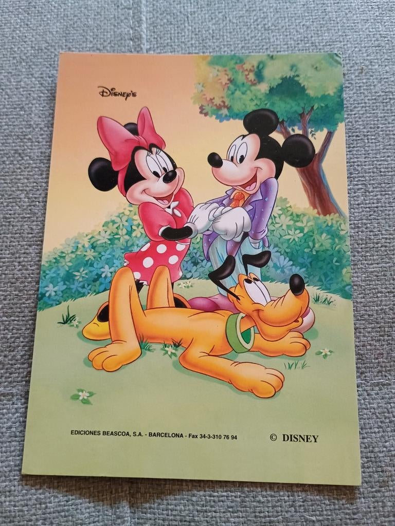 Oude Disney Mickey Mouse ansichtkaart, Verzamelen, Disney, Ophalen of Verzenden, Mickey Mouse