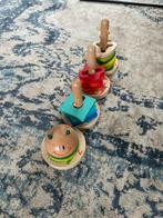 Houten stapelstenen rups Top Bright, Ophalen of Verzenden, Zo goed als nieuw, Overige typen