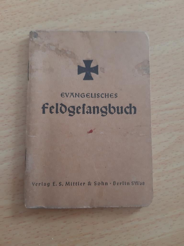 Evangelisches Feldgesangbuch H.Dv.371 (Wehrmacht/Luftw 1939), Verzamelen, Verzenden, Landmacht, Duitsland, Boek of Tijdschrift