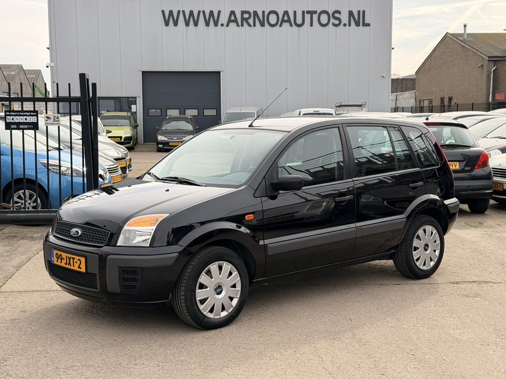 Ford Fusion 1.4-16V Cool & Sound, 89.538 KM NAP, 1E EIGENAAR, Auto's, Ford, Voorwielaandrijving, Gebruikt, Zwart, 82 pk