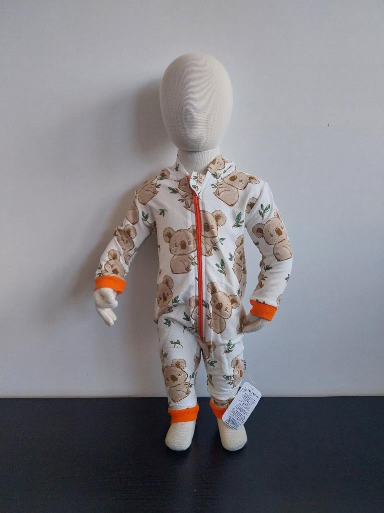 Boxpakje Nescixs koala oranje rits 3-6 mnd met foutje NIEUW, SO, Necix´s, Jongetje of Meisje, Nieuw
