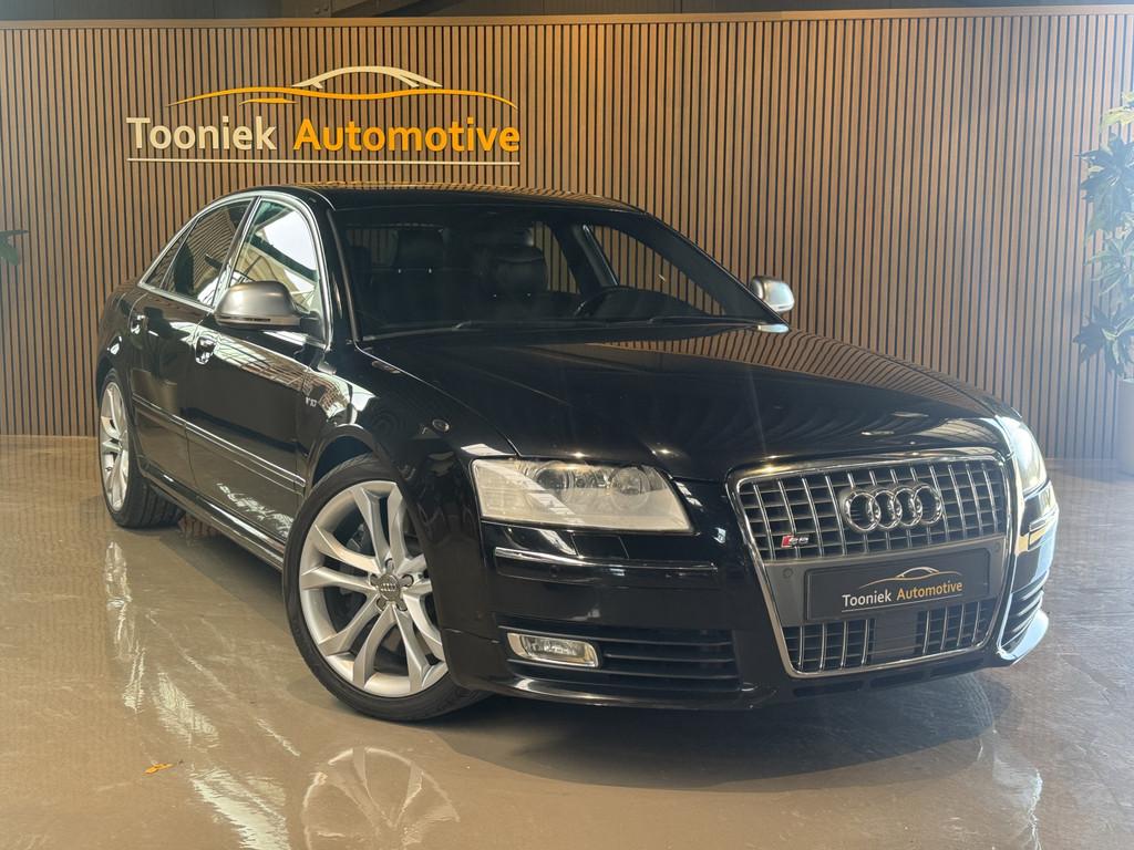 Audi A8 5.2 S8 V10 quattro Pro Line Pano Leder LMV S-Line, Auto's, Automaat, Gebruikt, Zwart, 5204 cc