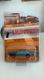 Greenlight 1977 Plymouth Fury 1/64 Hunter, Hobby en Vrije tijd, Modelauto's | Overige schalen, Ophalen of Verzenden, Nieuw, Auto
