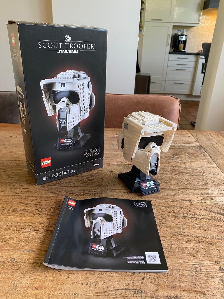 Lego Star Wars 75305 Scout Trooper Helm compleet ZGAN, Star Wars, Lego, Compleet, Ophalen of Verzenden