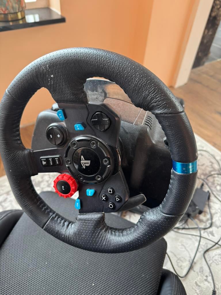 Logitech G29 stuur en gamestoel set, Ophalen, Zo goed als nieuw, Playseat of Racestoel, PlayStation 5