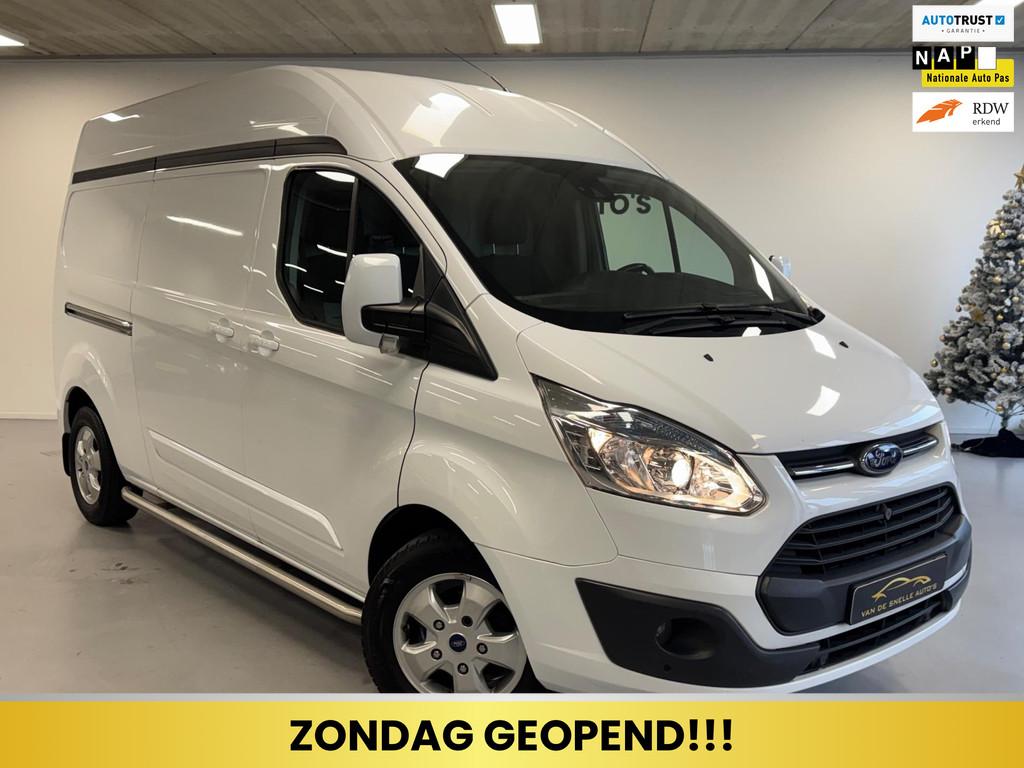 Ford Transit Custom 290 2.2 TDCI L2H2 Limited CAMERA/PDC/CRU, Auto's, Euro 5, 125 pk, Gebruikt, 4 cilinders