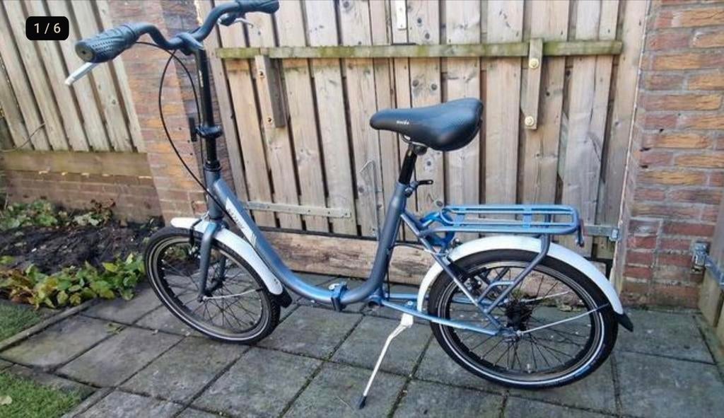 Opvouwbare Nazaire loopfiets voor volwassenen, 20 inch of meer, Versnellingen, Zo goed als nieuw, Totaal opvouwbaar