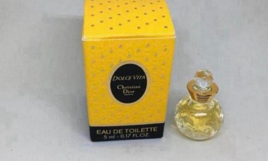 Parfum miniatuur Dolce Vita 5 ml eau de Toilette Dior, Ophalen of Verzenden, Nieuw, Miniatuur, Gevuld