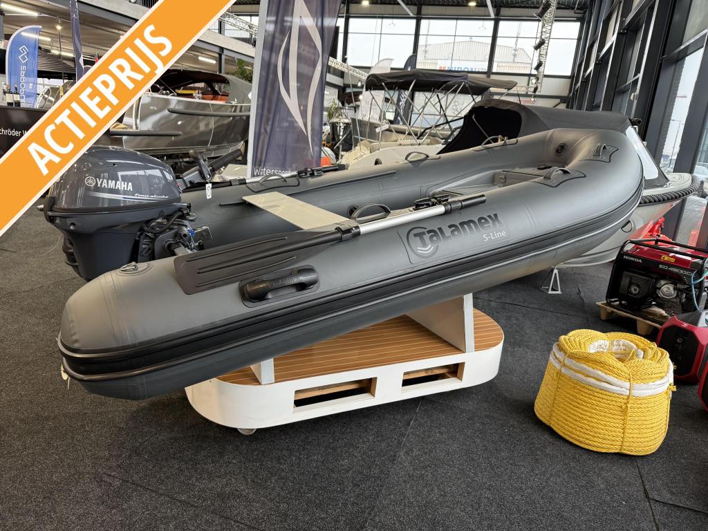 Talamex S-Line 310 met Yamaha 6pk, Niet ingevuld, Nieuw, Benzine, Minder dan 70 pk