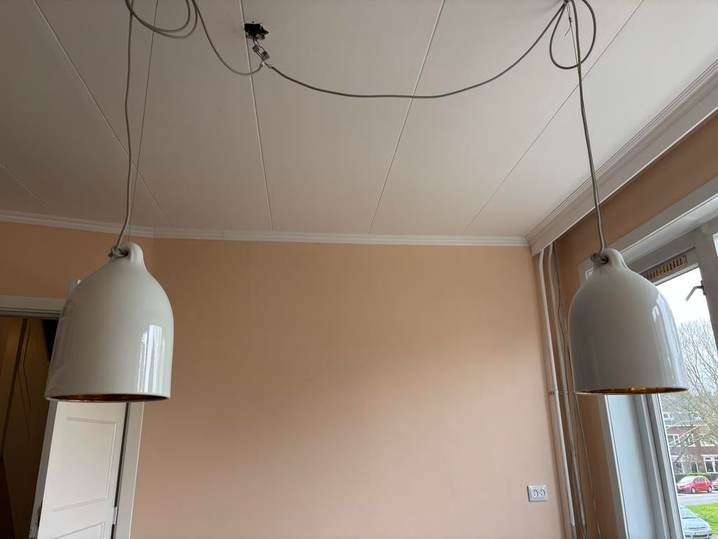 Pols Potten buffer lampen keramiek koper, Ophalen, Gebruikt, Overige materialen, Minder dan 50 cm