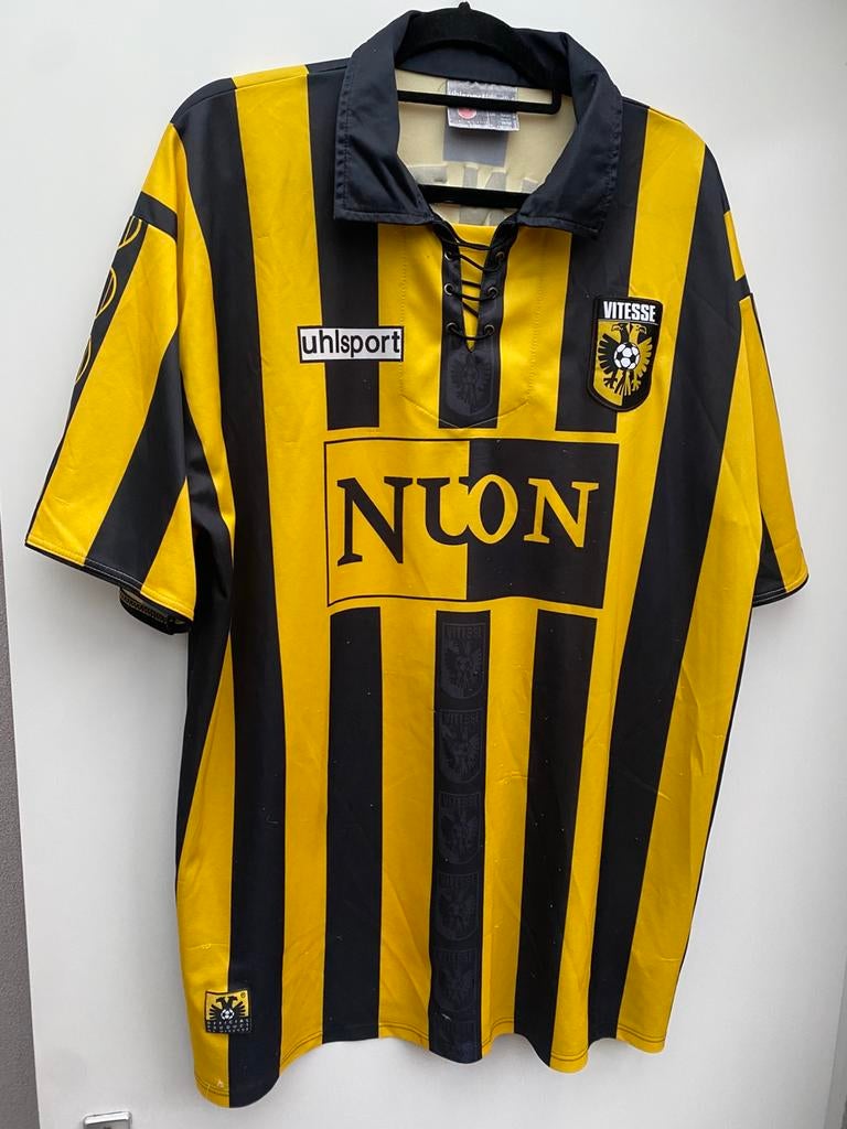 Voetbalshirt Vitesse vintage XXLNr.7 v. Hintum, Verzamelen, Verzenden, Gebruikt, Vitesse, Shirt