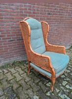 Vintage rotan fauteuil . Bezorgen in overleg, Gebruikt, 75 tot 100 cm, Vintage, Retro, Klassiek, 50 tot 75 cm