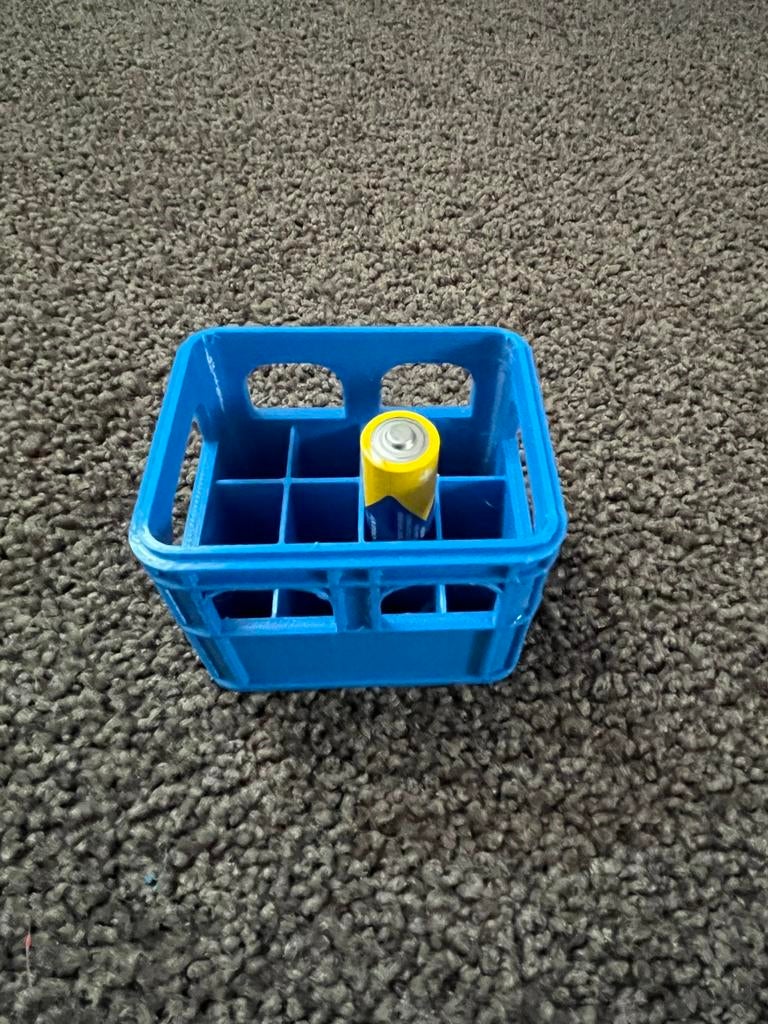 Blauw 3D Geprint Batterijhoudertje AA, Ophalen of Verzenden, Nieuw