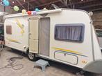 Knaus Sudwind Cheers 500 bwj 2001, Caravans en Kamperen, Caravans, Vast bed, Particulier, 5 tot 6 meter, Knaus