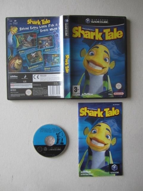 Shark Tale Nintendo Gamecube, Spelcomputers en Games, Games | Nintendo GameCube, Zo goed als nieuw, Overige genres, 1 speler, Vanaf 3 jaar