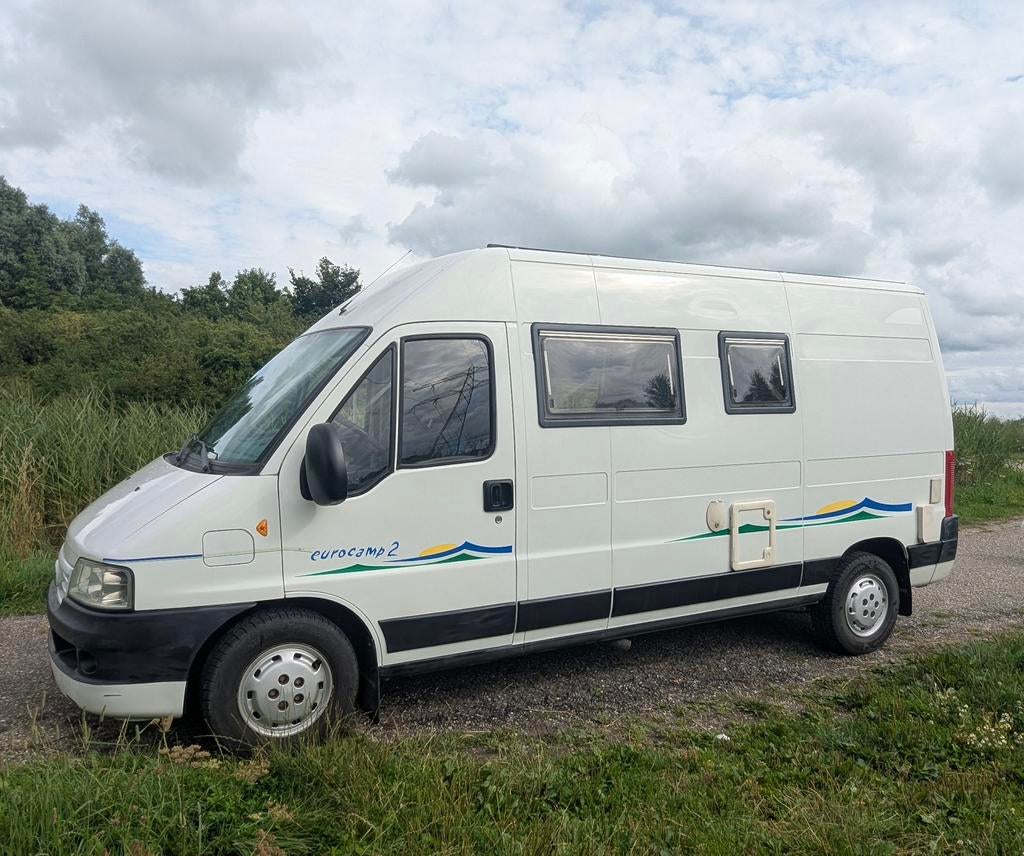 Bus Camper Fiat Trigano 2004  APK 17-4-27 Prijs: €16.500, Caravans en Kamperen, Campers, Reservewiel, Tot en met 3, Particulier