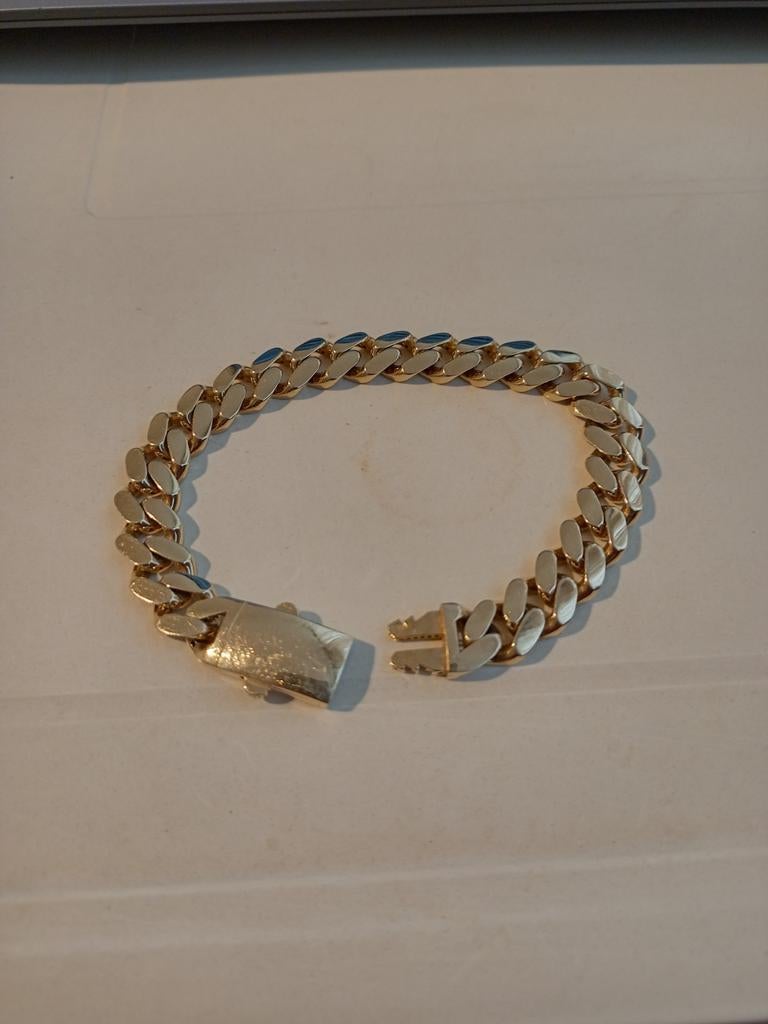 Goud, Sieraden, Tassen en Uiterlijk, Armbanden, Ophalen of Verzenden, Zo goed als nieuw, Goud, Goud