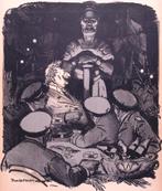 Spotprent over Wilhelm en gefaalde Duitse militaire operatie