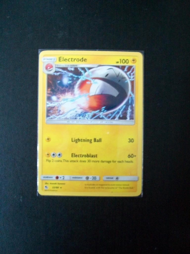 9281. Nieuwe Pokemon Kaart  ELECTRODE hp 100 (22/68), Verzenden, Nieuw, Losse kaart, Foil