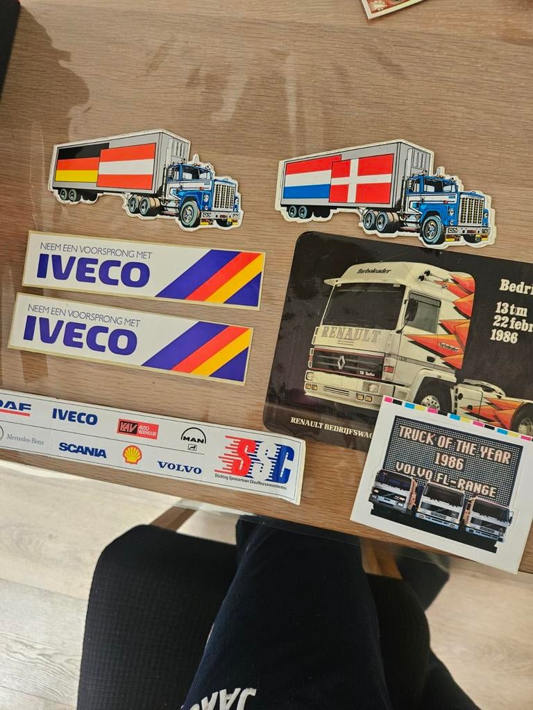 Vrachtwagen stickers, Verzamelen, Ophalen of Verzenden, Zo goed als nieuw, Auto of Motor