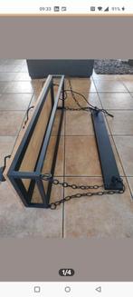 Zgan industriële hanglamp, stoer!, Ophalen, Zo goed als nieuw, Hout, Minder dan 50 cm