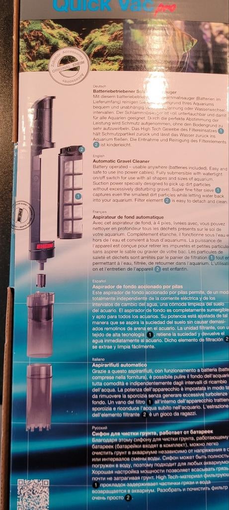 Eheim Quick Vac Pro - Elektrische Vuilzuiger, Ophalen, Zo goed als nieuw, Overige typen, Eheim