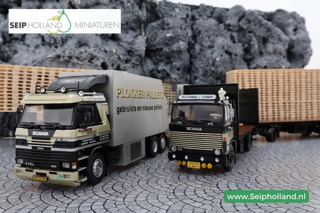 TEKNO Plokker Scania, Hobby en Vrije tijd, Modelauto's | 1:50, Info@seipholland.nl, NL, Nieuw, Bus of Vrachtwagen