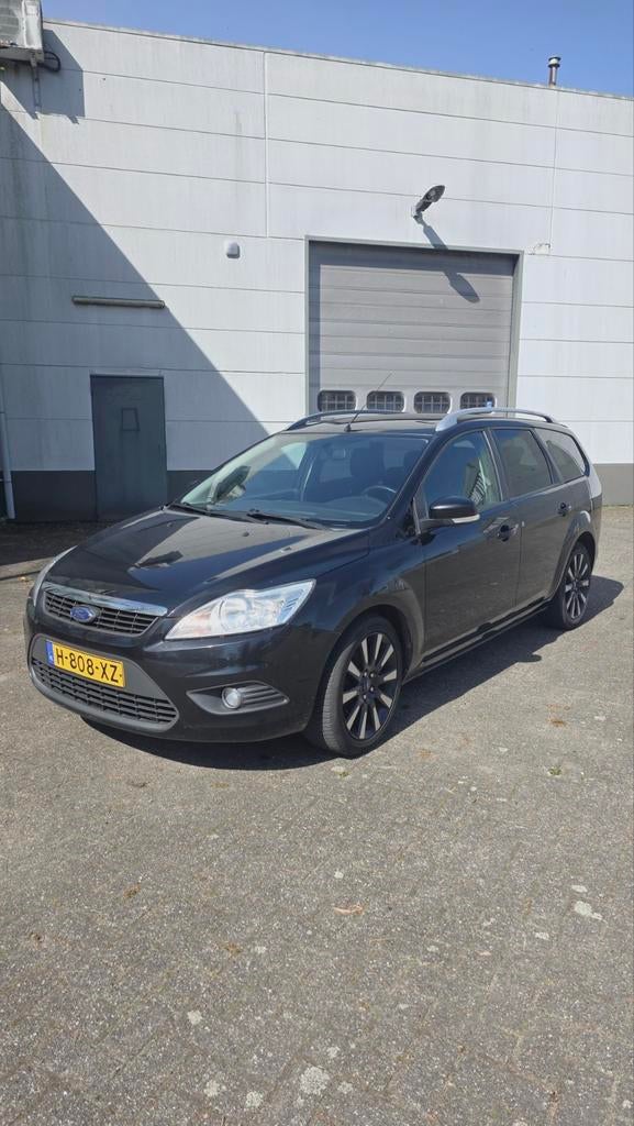 Ford Focus 1.6 85KW Wagon 2009 Zwart, Auto's, Focus, 1596 cc, 4 cilinders, 635 kg