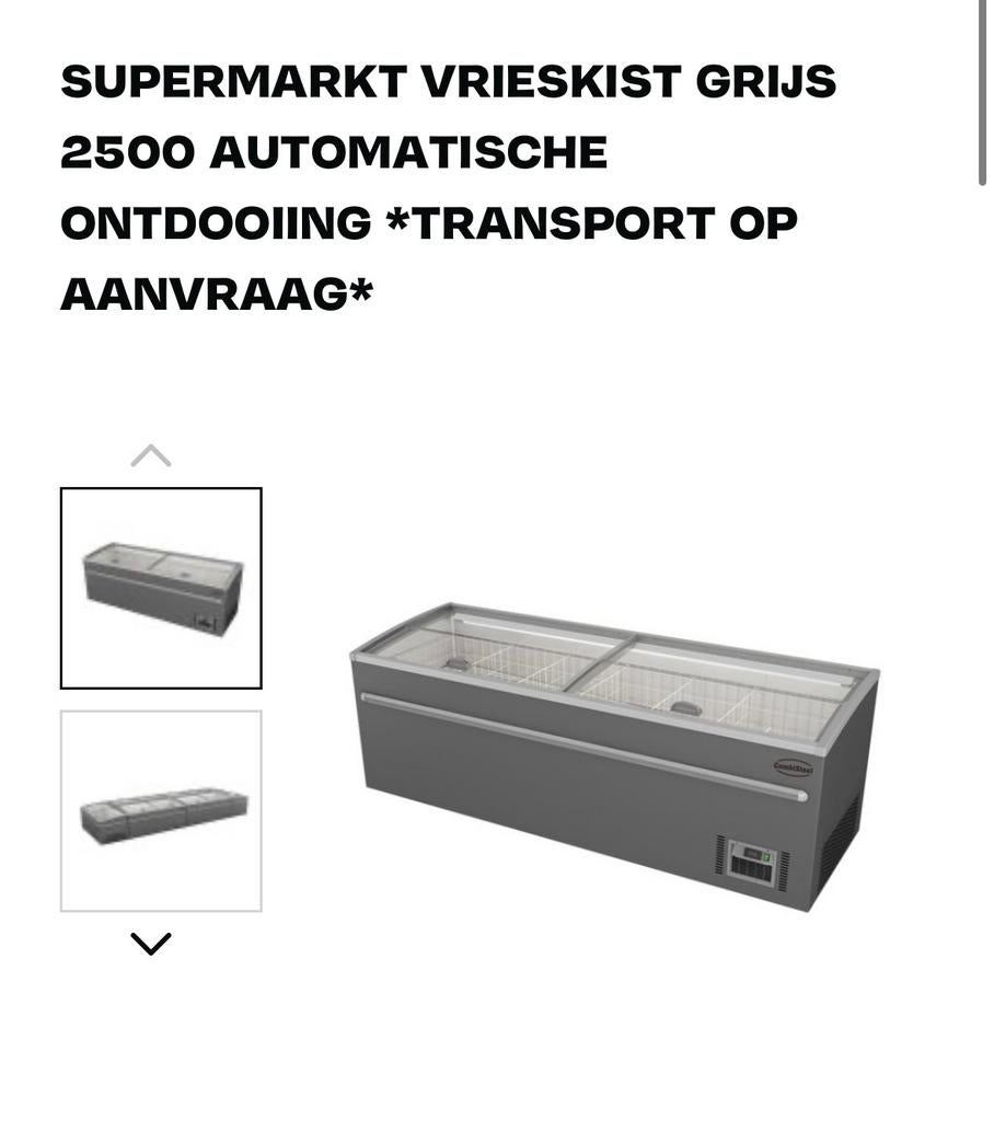 COMBI STEEL VRIESKIST 250 CM NIEUW WEG=WEG, Ophalen of Verzenden, Nieuw