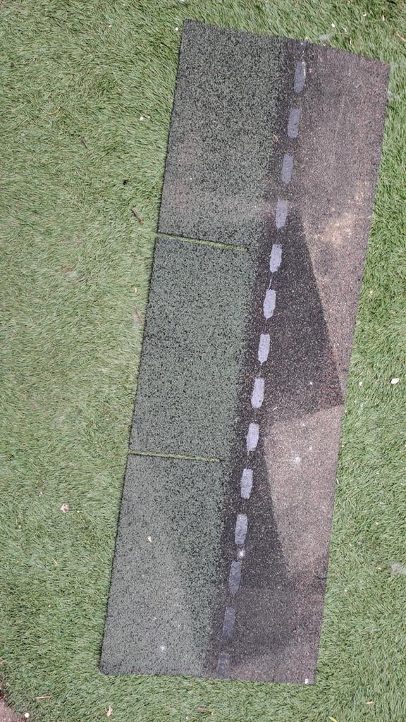 Restant daksingles groen plm. 2 m2, Ophalen, Overige materialen, Zwart, Nieuw