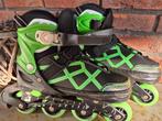 Skeelers groen verstelbaar maat 36-42, Sport en Fitness, Skeelers, Ophalen, Verstelbaar, Gebruikt, Inline skates 4 wielen