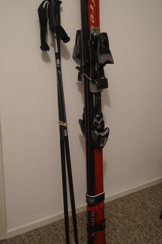 Ski s salomon 155 á 160cm ,met stokken, 160 tot 180 cm, Gebruikt, Skiën, Ski's