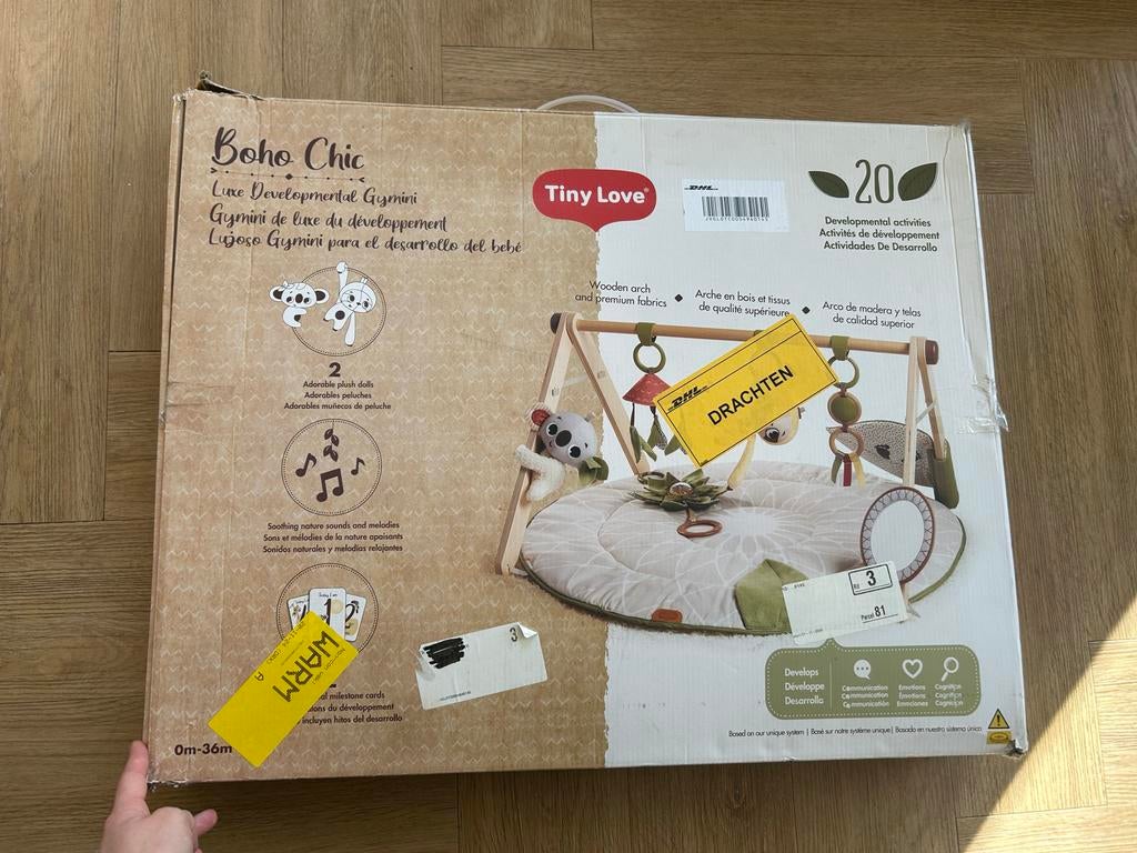 Tiny Love Boho Chic Babygym - Zo goed als nieuw, Kinderen en Baby's, Speelgoed | Babyspeelgoed, Ophalen of Verzenden, Zo goed als nieuw