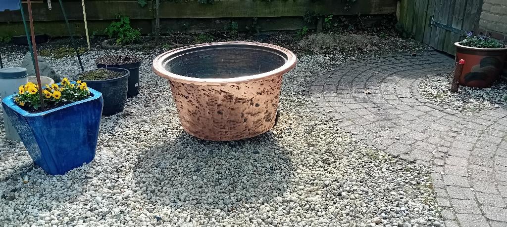 Koper fornuuspot, Ophalen of Verzenden, Koper