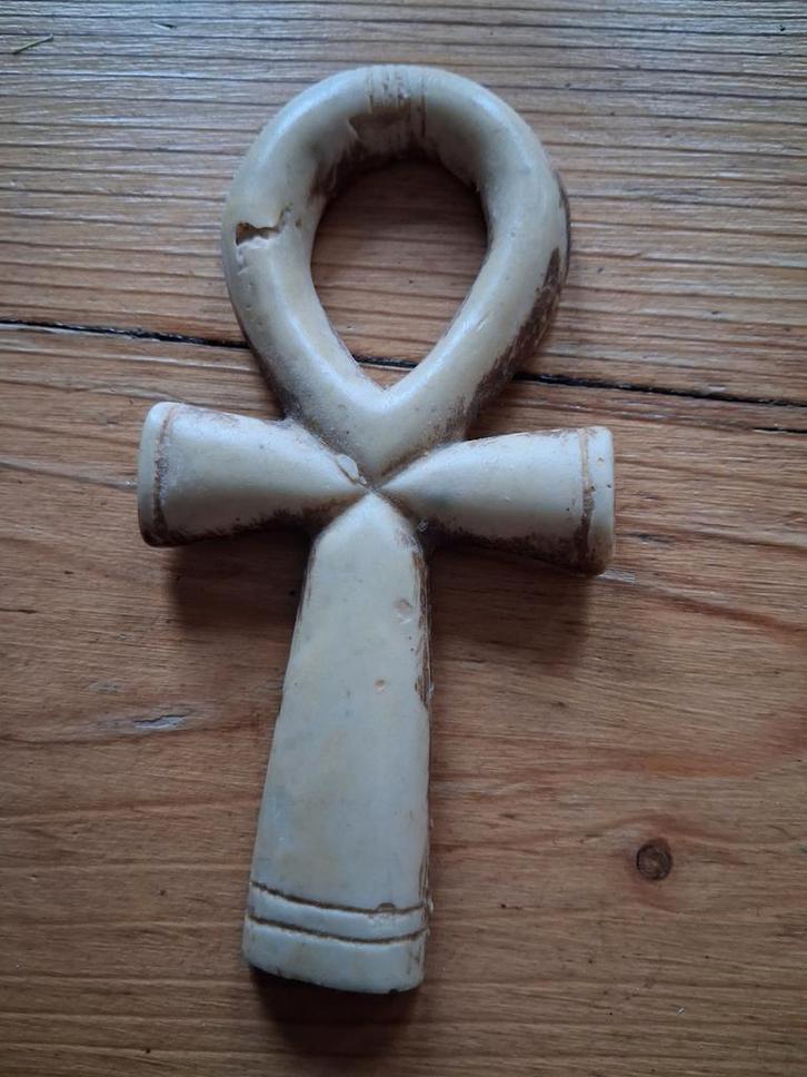 Egyptische Ankh - Symbool van Leven (12 x 6 cm), Verzamelen, Overige Verzamelen, Gebruikt, Ophalen of Verzenden