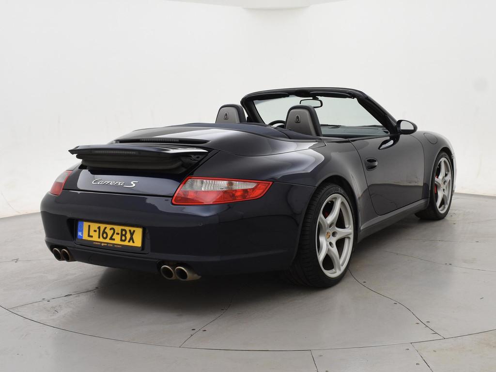 Porsche 911 Cabrio 997 3.8 CARRERA S 355 PK AUT. + HARDTOP |, Automaat, Achterwielaandrijving, Gebruikt, 1520 kg
