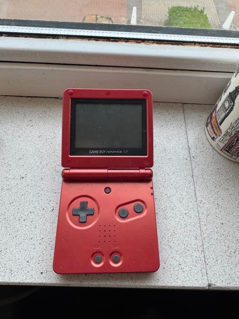 Gameboy SP Red edition, Ophalen, Gebruikt, Game Boy Advance SP