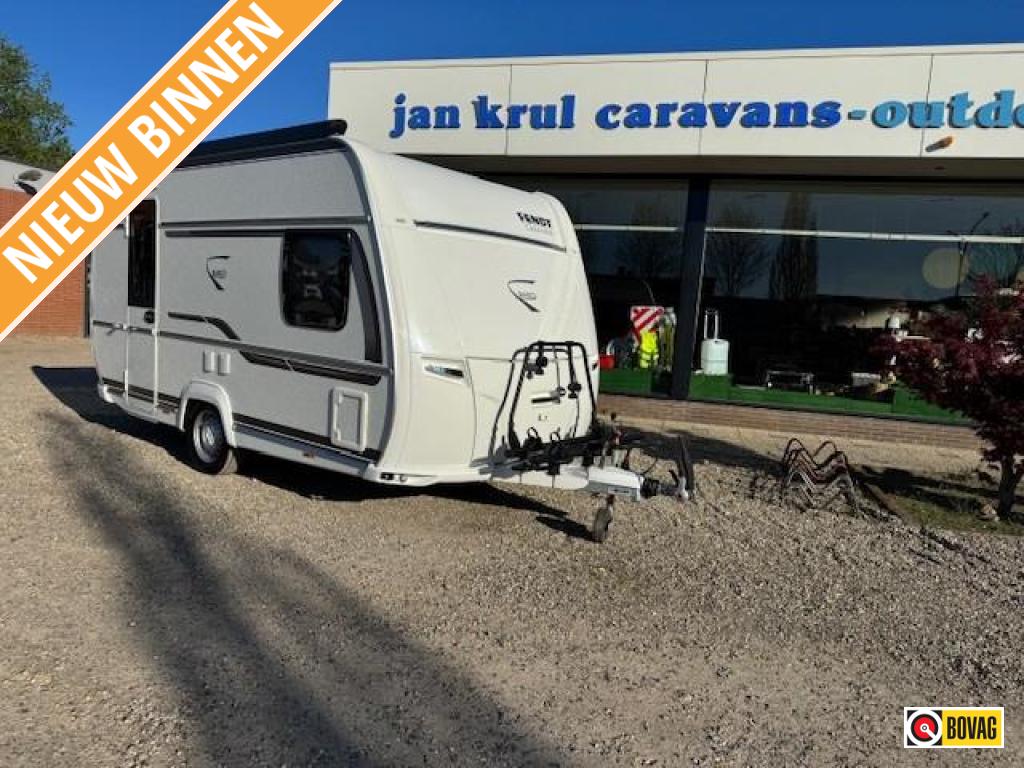 Fendt Bianco Activ 390 FHS thuleluifel fietsenrek, Caravans en Kamperen, Bedrijf, Treinzit, Tot en met 3, Overige typen